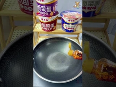 Peso neto 208 g de fideos chinos rápidos y vermicelli con un huevo entero con sabor a fideos de caracol