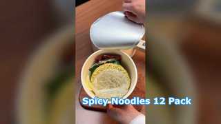 Fideos fideos picantes 192 g, paquete de 12