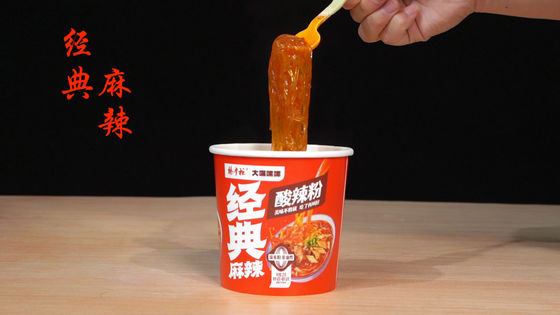128 gramos de Vermicelli de patata dulce china con sabor picante clásico