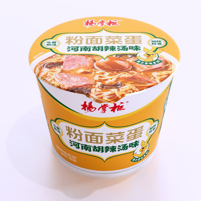 Auténtica patata dulce china Vermicelli en sopa picante de Henan con sabor a pimienta