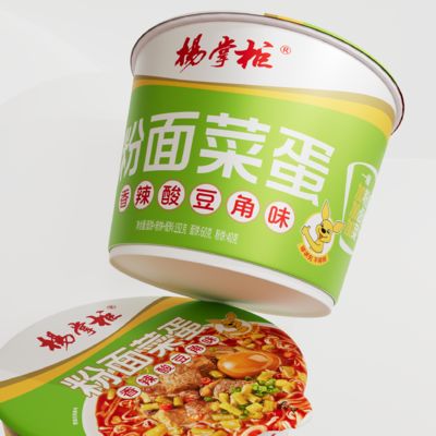 Noodles picantes de Vermicelli 192 g x 12 barriles Frutos secos picantes